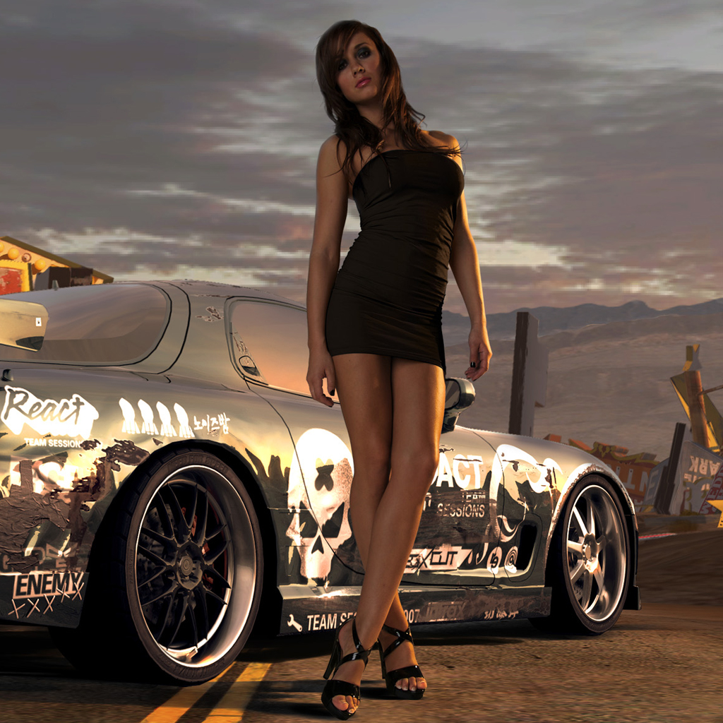 iPad Wallpapers with Need For Speed Pro Street Girls Games Free iPad