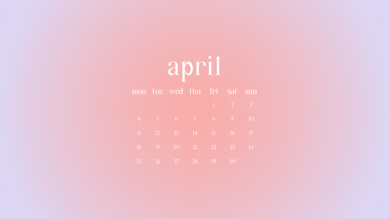 April minimalist aesthetic calendar wallpaper desktop HD 2021 free in 2023   Calendar wallpaper Desktop wallpaper calendar Wallpaper
