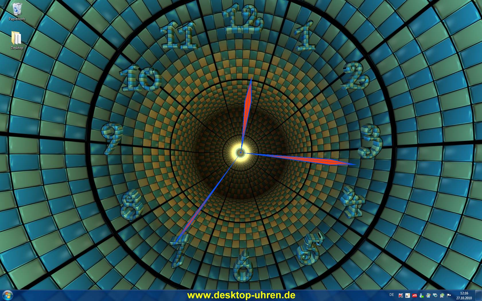 zodiac clock 3d screensaver