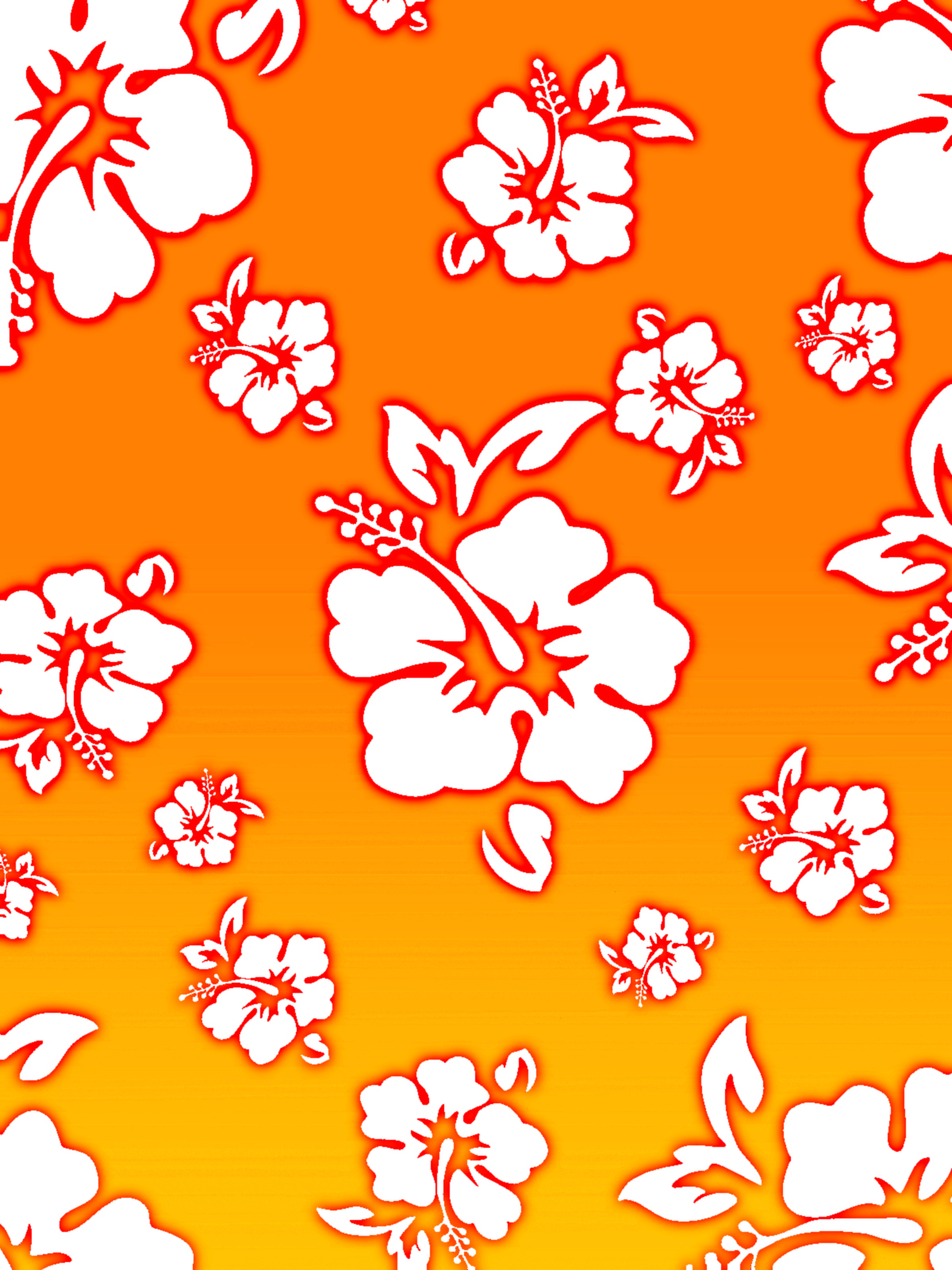 Hawaiian Flower Background By Rengurenge