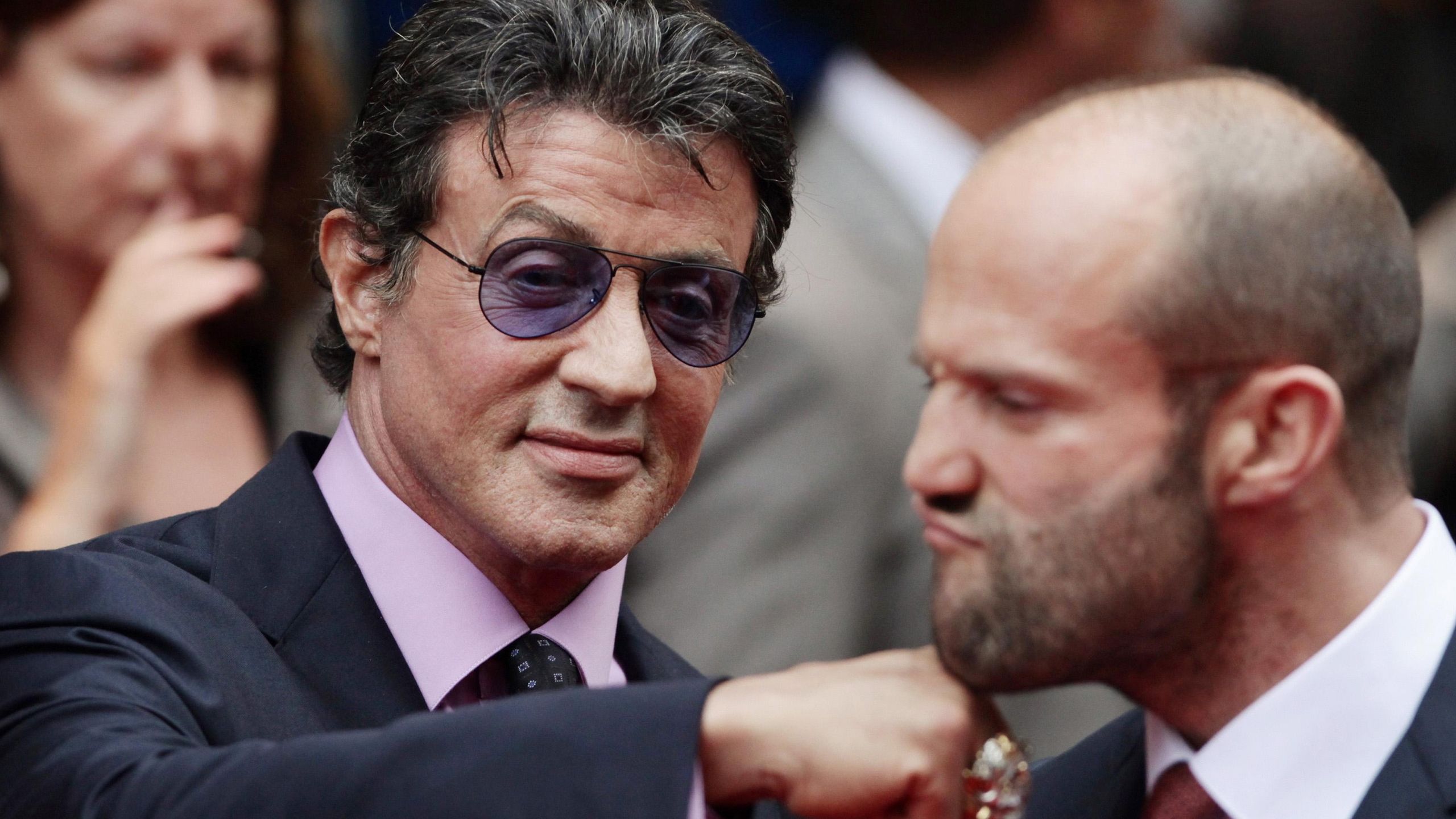 Sylvester Stallone And Jason Statham Male Celebrities