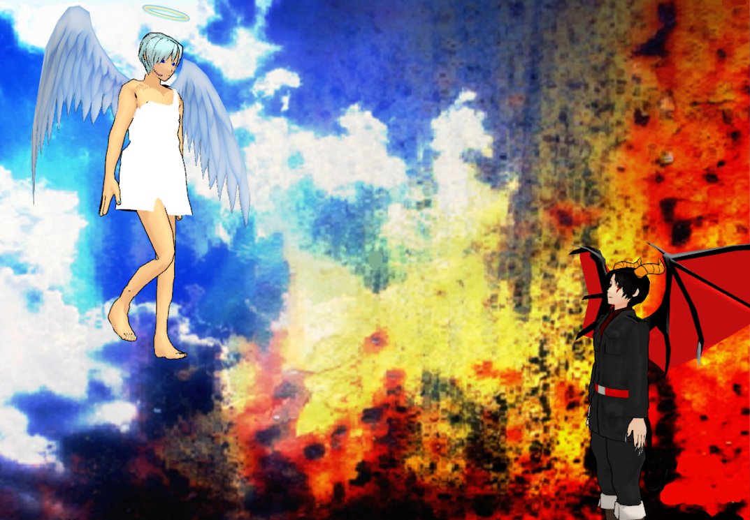 heaven and hell wallpaper backgrounds