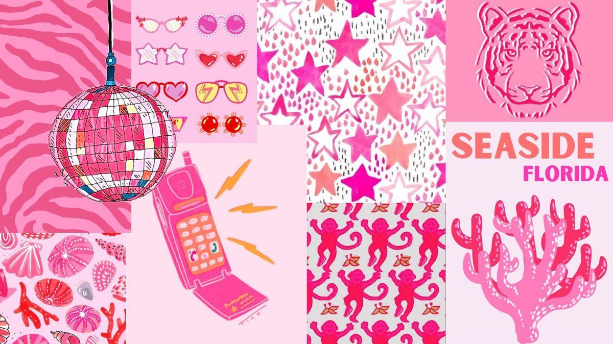 Pink Laptop Backgrounds posted by Michelle Anderson preppy computer HD  wallpaper  Pxfuel