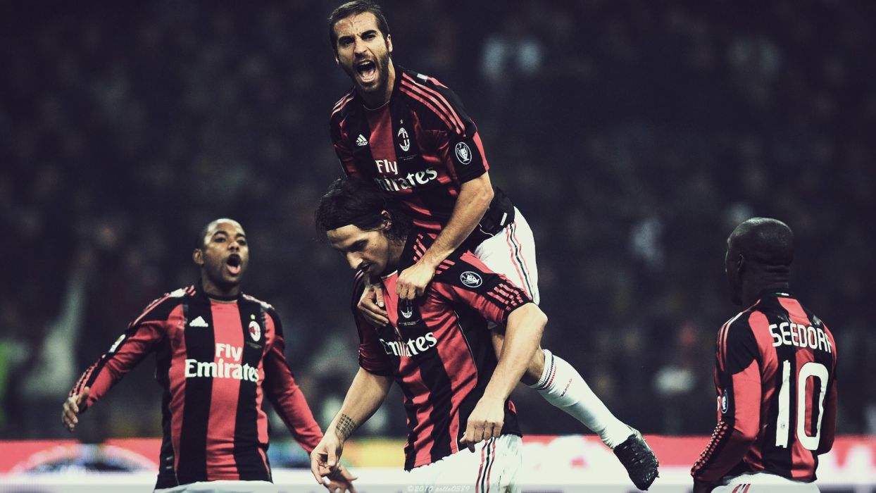 Beast Ac Milan Robinho Zlatan Ibrahimovic Mathieu Flamini Clarence