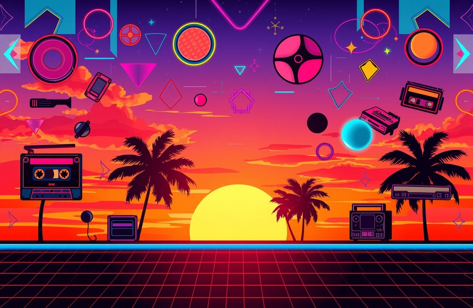 80s Aesthetic Wallpaper