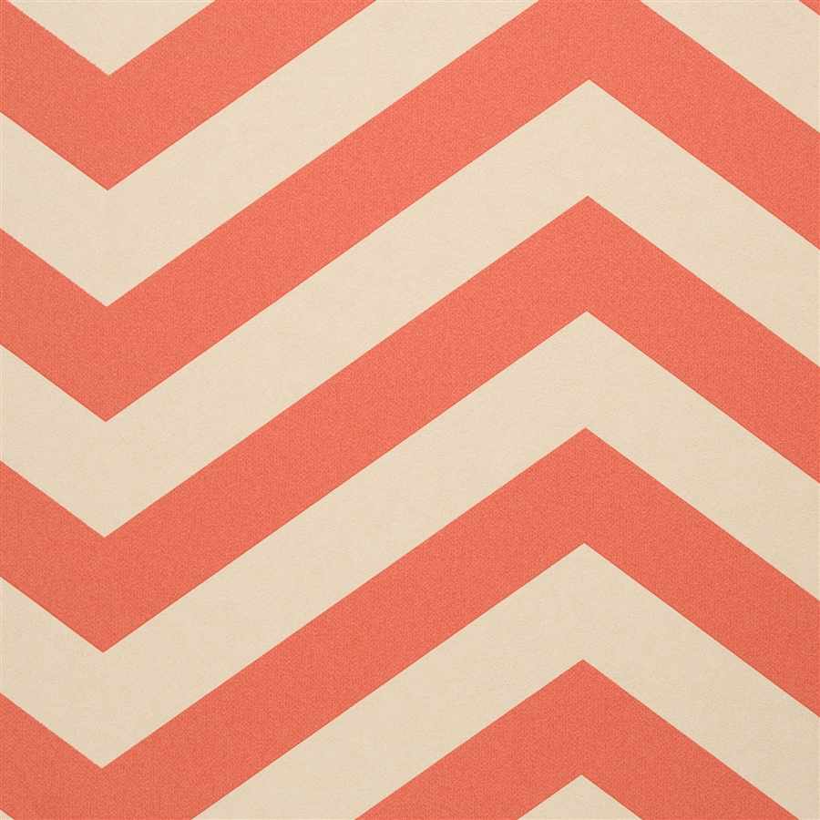 Coral classic geometric chevron stripe home wallpaper R2555