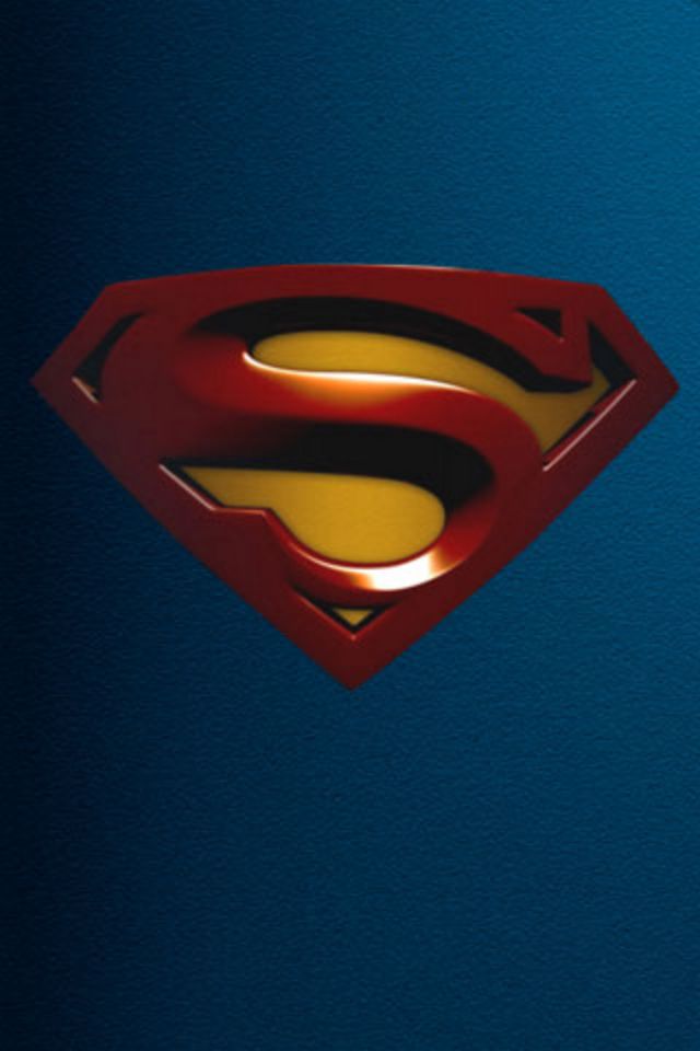 Wallpaper For iPhone Superman Logo