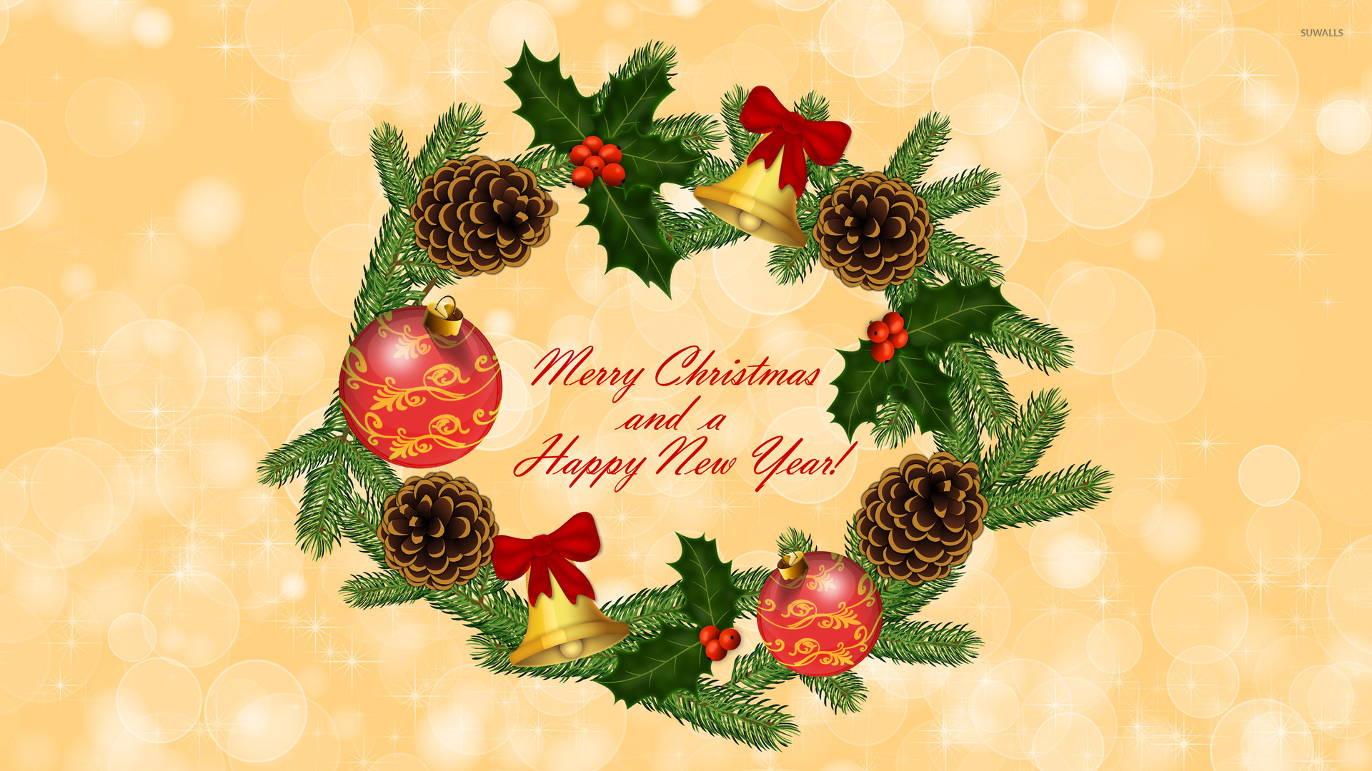 Christmas Wreath Wallpaper