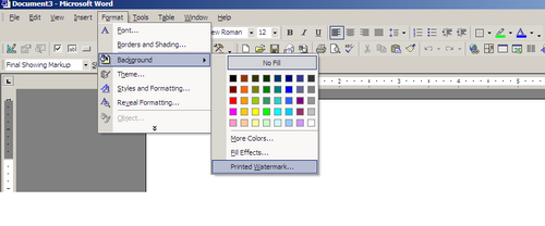 How To Insert Picture Background In Microsoft Word