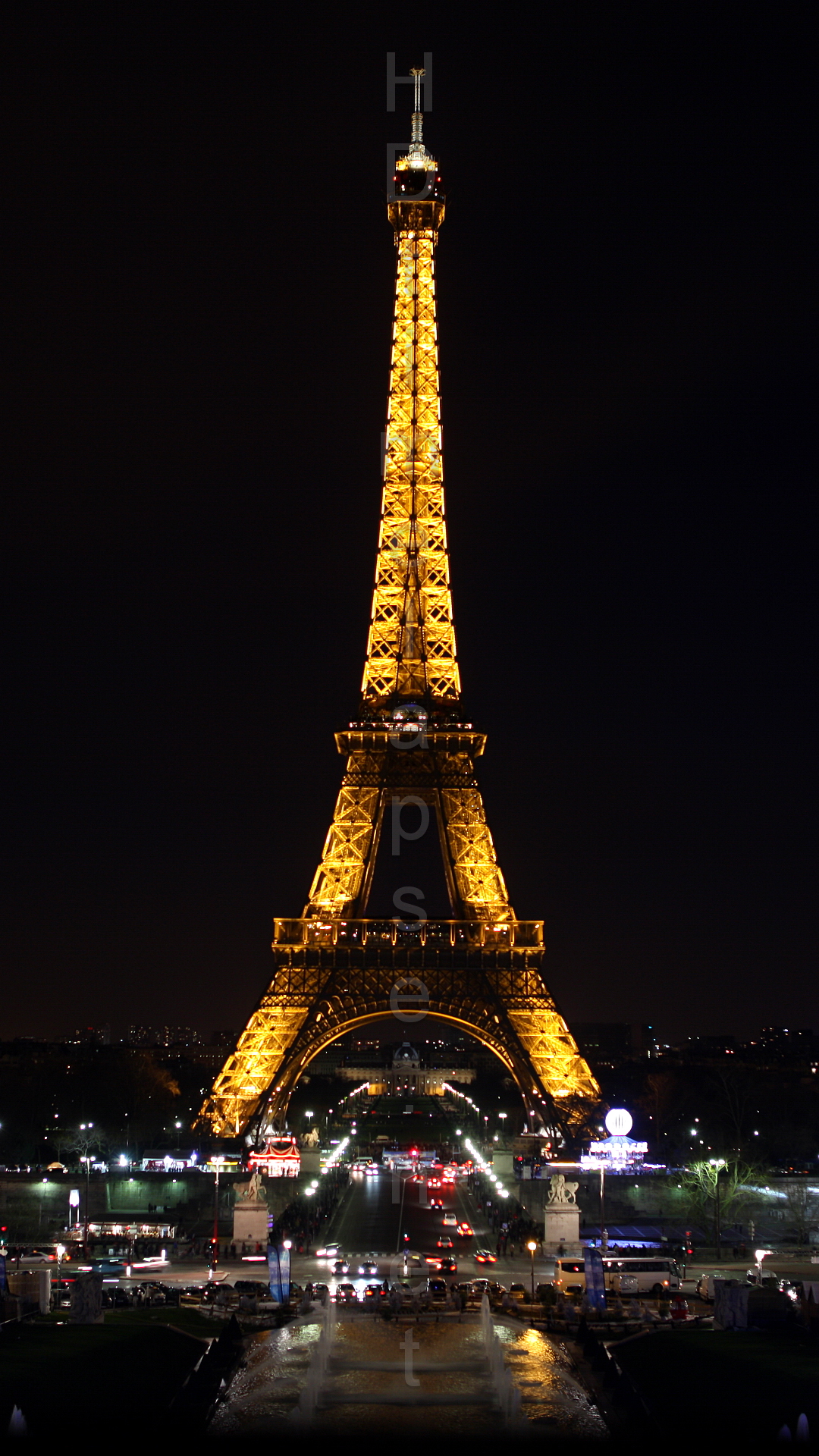 Ultra HD 4K Video Time Lapse Stock Footage   Eiffel Tower in Paris