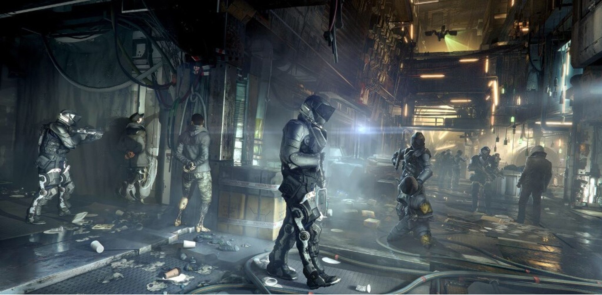 Deus Ex Mankind Divided Screenshot Special Effects Pc Game HD Wallpaper