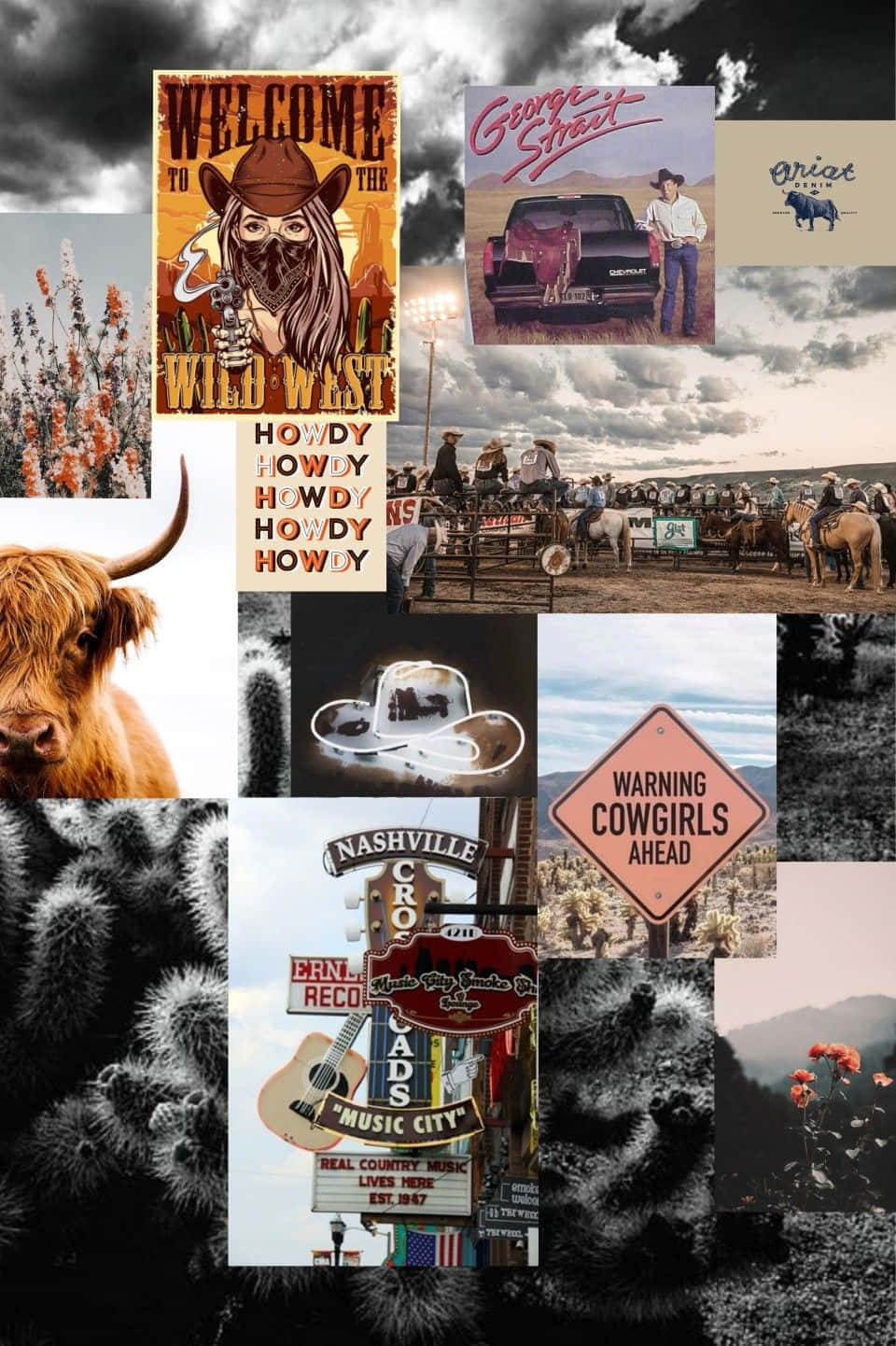 Country Western Wallpaper