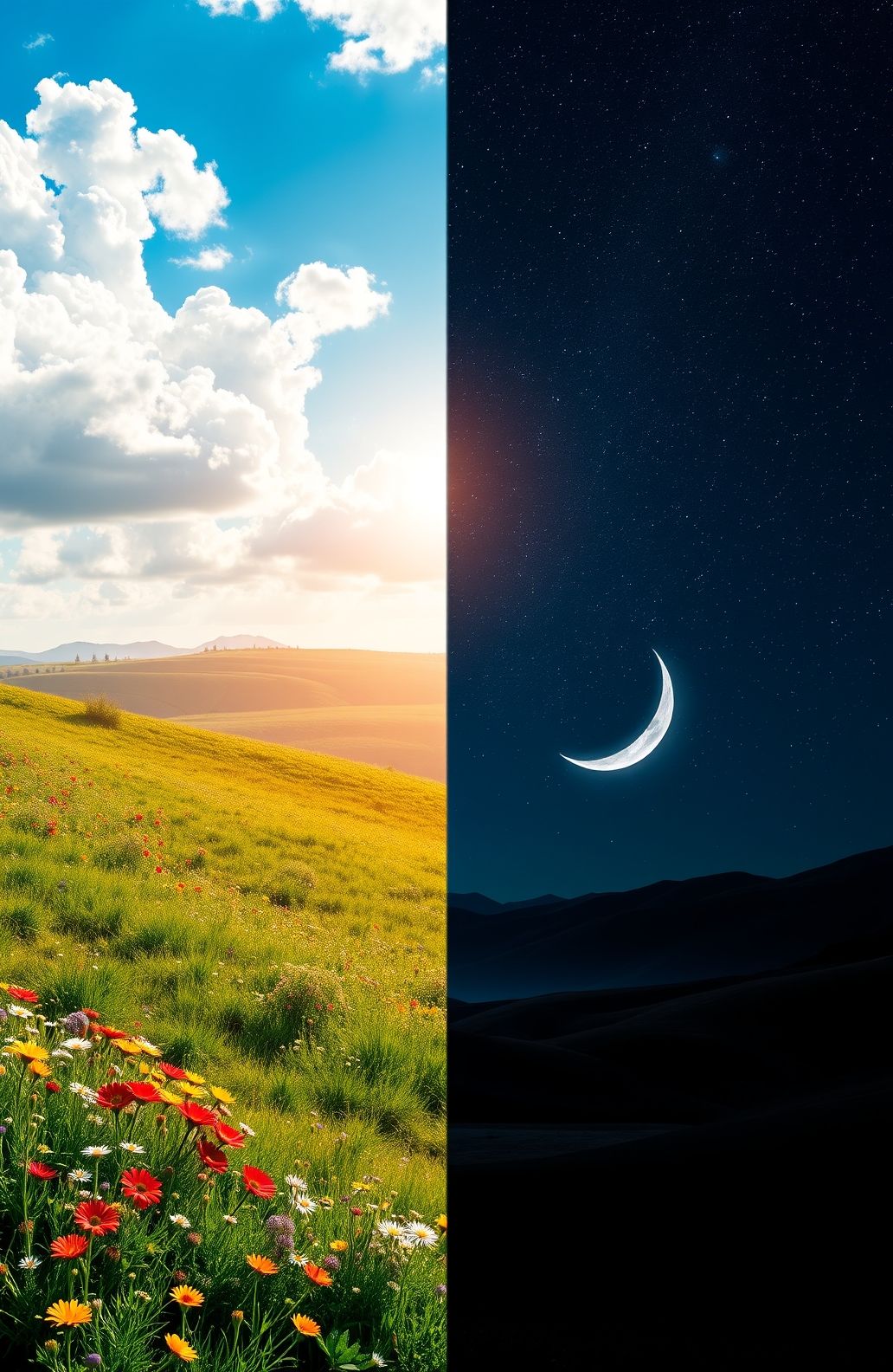 Day And Night Wallpaper