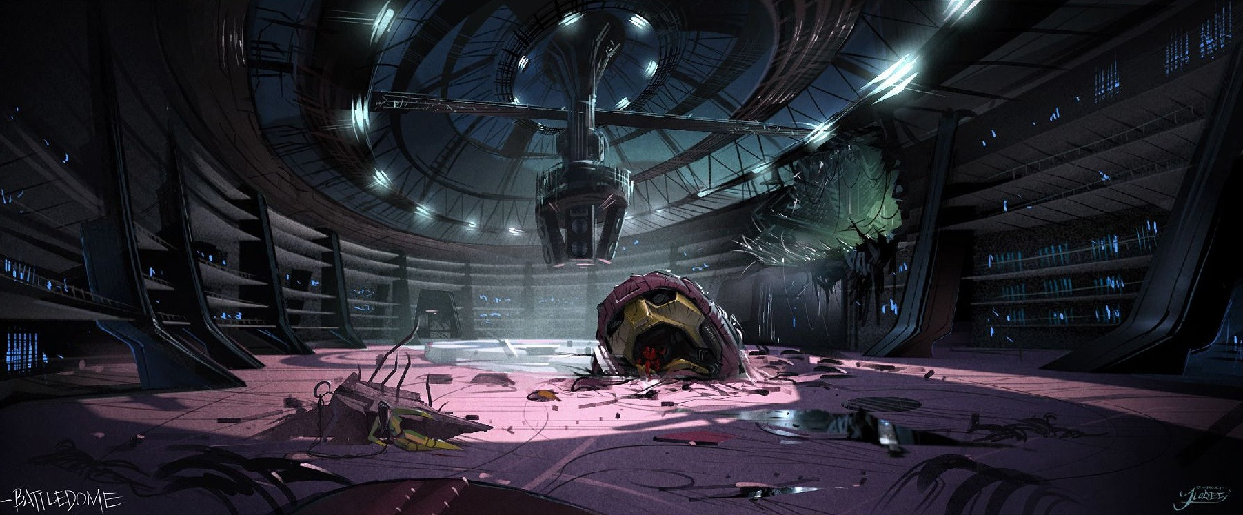 Deadpool Game Concept Art Background Chaos Mechanica