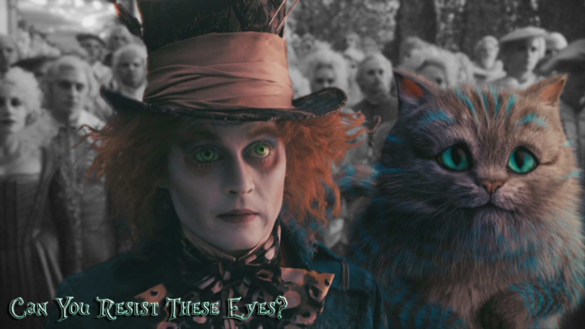 Movies Alice In Wonderland Cat Johnny Depp Mad Hatter