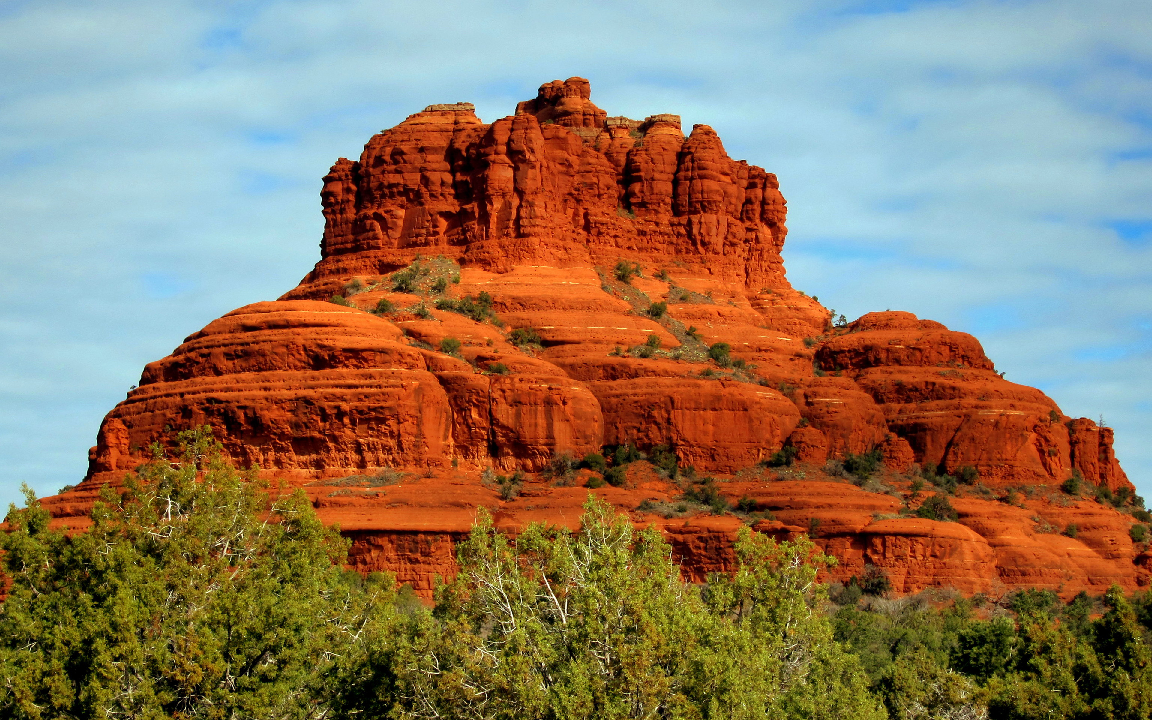 Bell And Courtroom Butte In Sedona Arizona