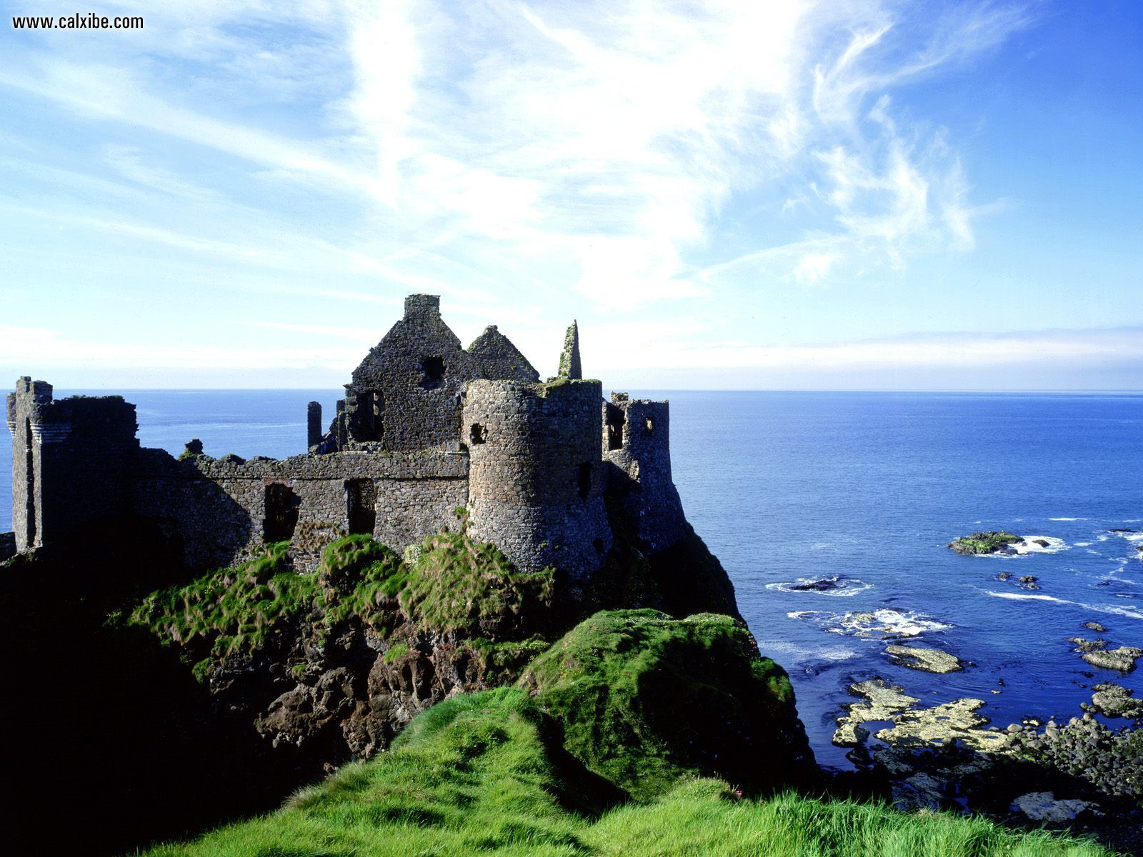 Dunluce Castle County Antrim Ireland Desktop Wallpaper Nr
