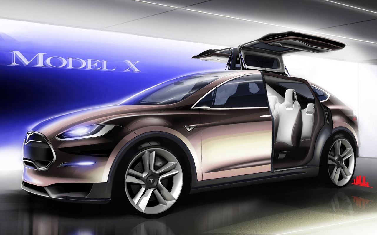 Tesla Model X Wallpaper HD Car