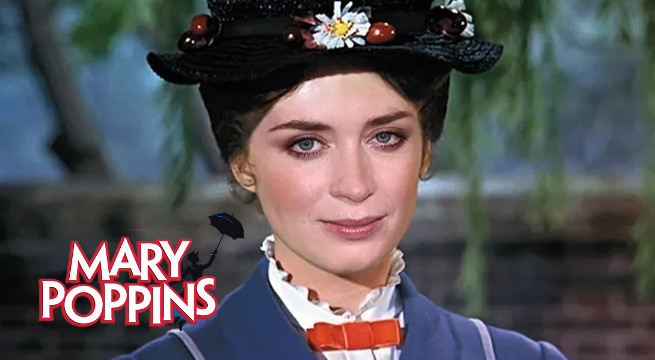 Emily Blunt To Play Mary Poppins And Gets Julie Andrews