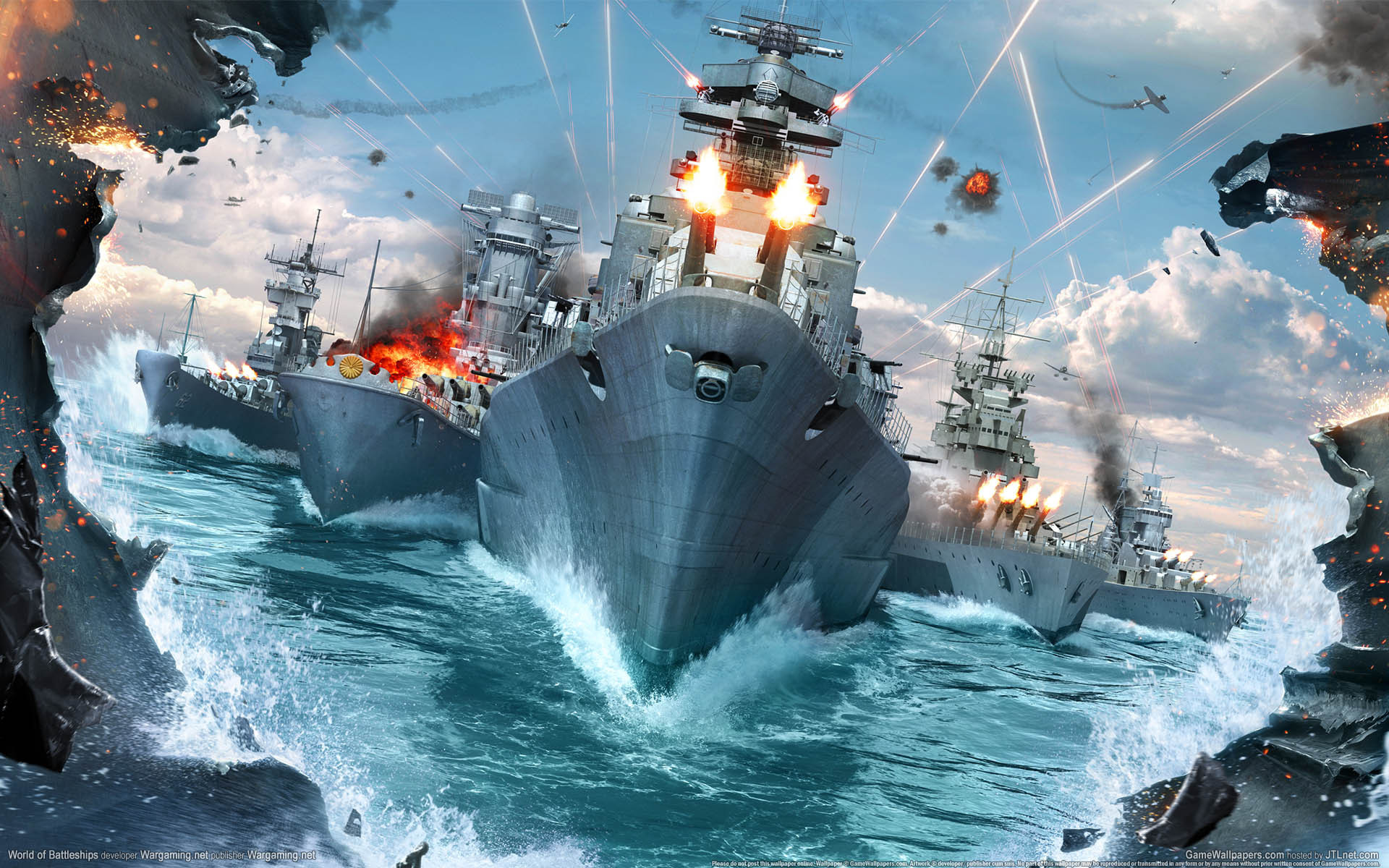 World Of Warships HD Wallpaper Background