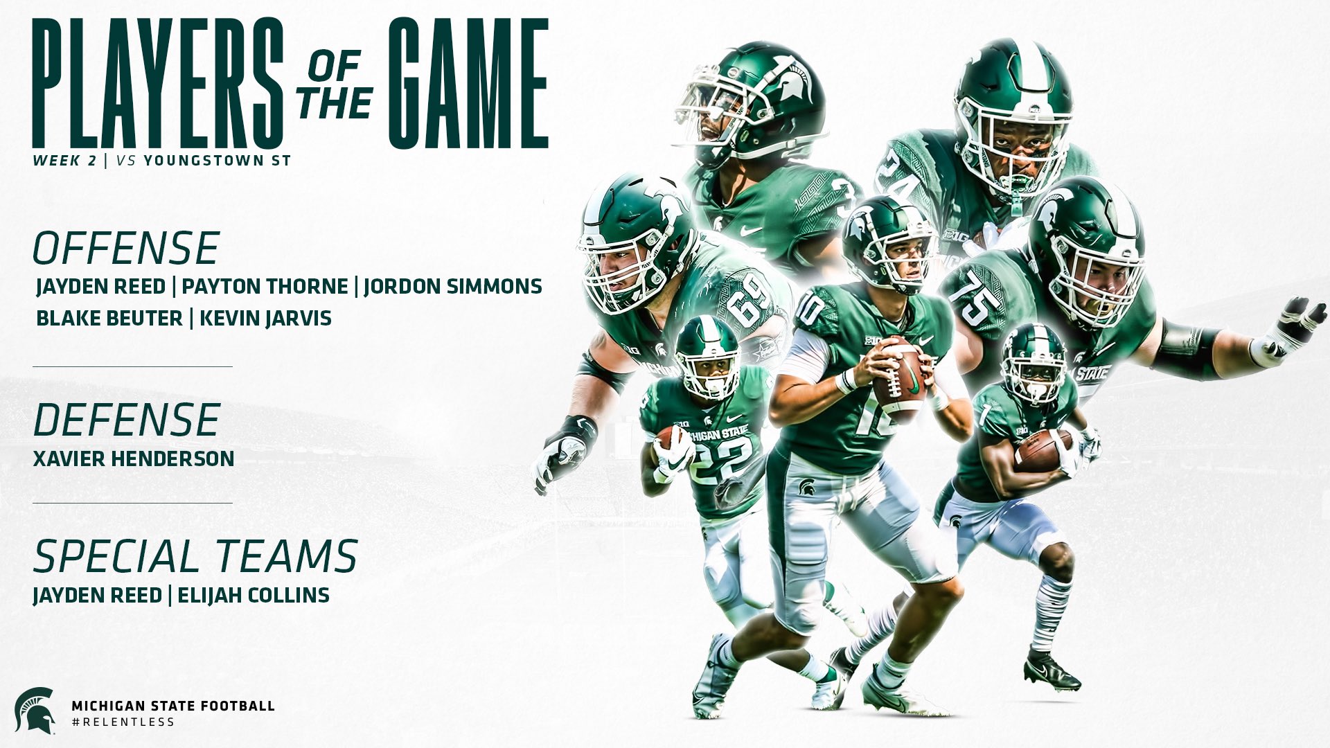 Michigan State Football On Saturday S Players Of The