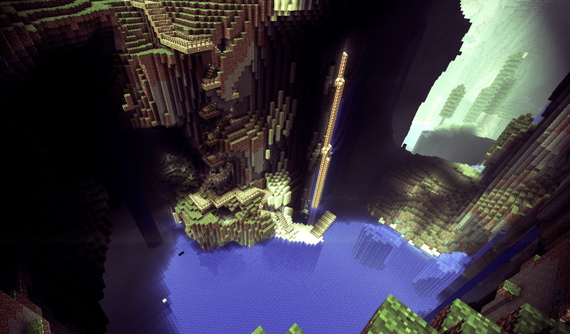 Minecraft Beautiful World By Muusedesign