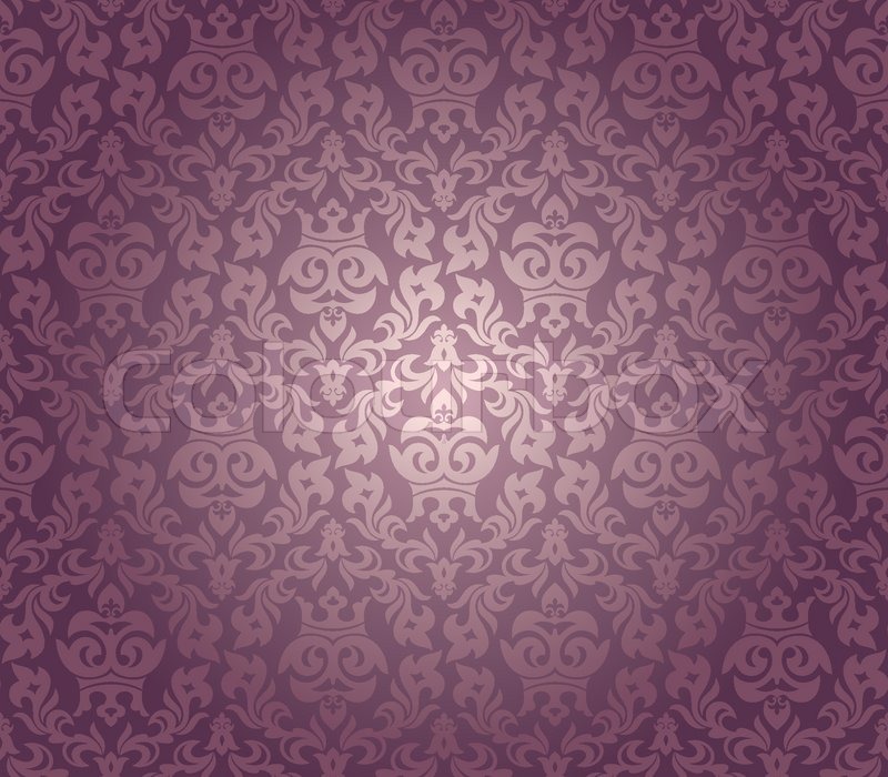 Purple Damask Background Picture