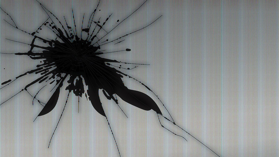 Cracked Lcd Screen Wallpaper HD Broken HDtv By