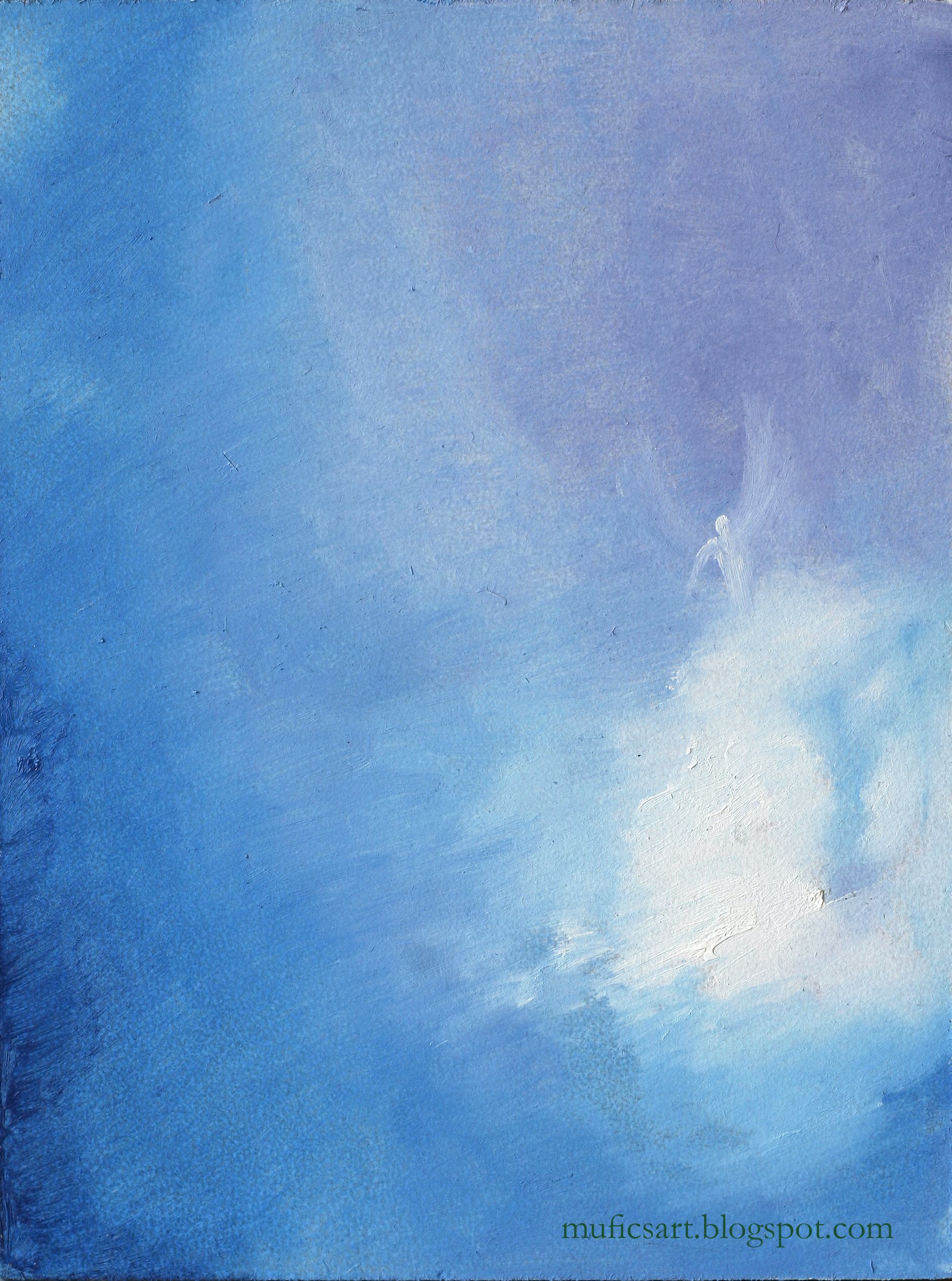 Angel Oil Painting With Image Spiritual Art
