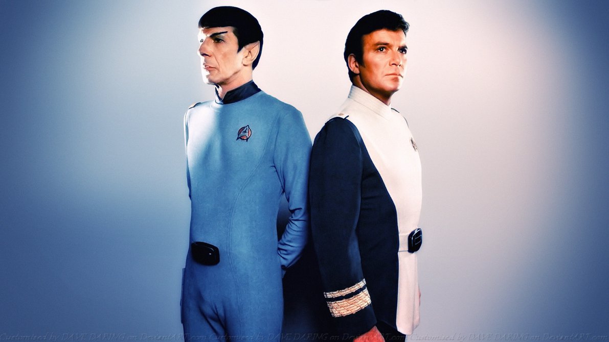 Spock And Kirk Iii By Dave Daring