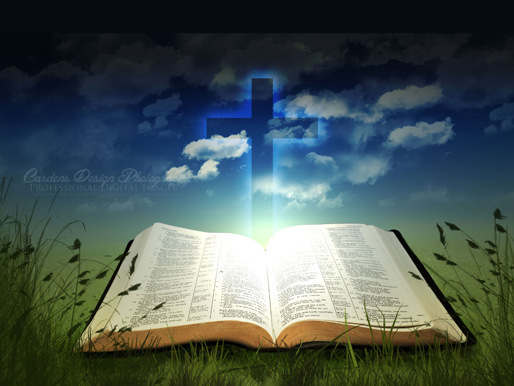 Cross and Bible Wallpaper Free Download