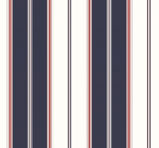 Stripe Wallpaper A Dark Marine Blue And White Wide Striped