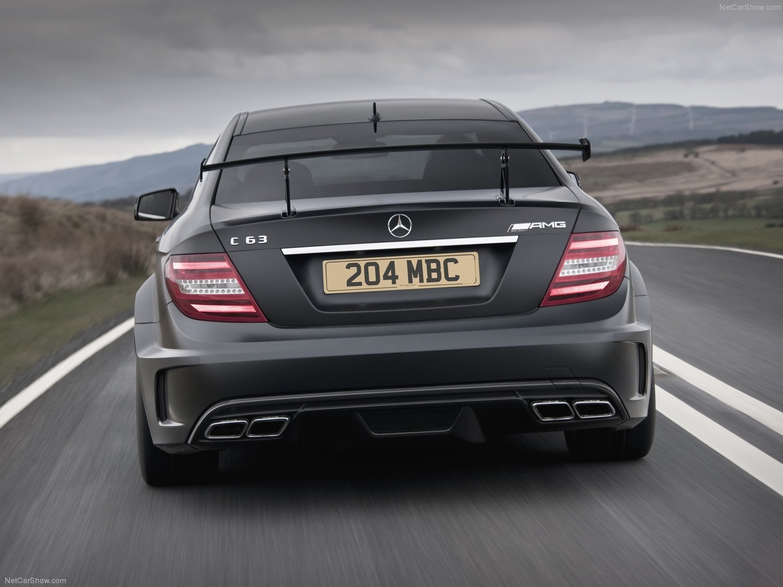 Benz C63 Amg Coupe Black Series Cars Wallpaper Background
