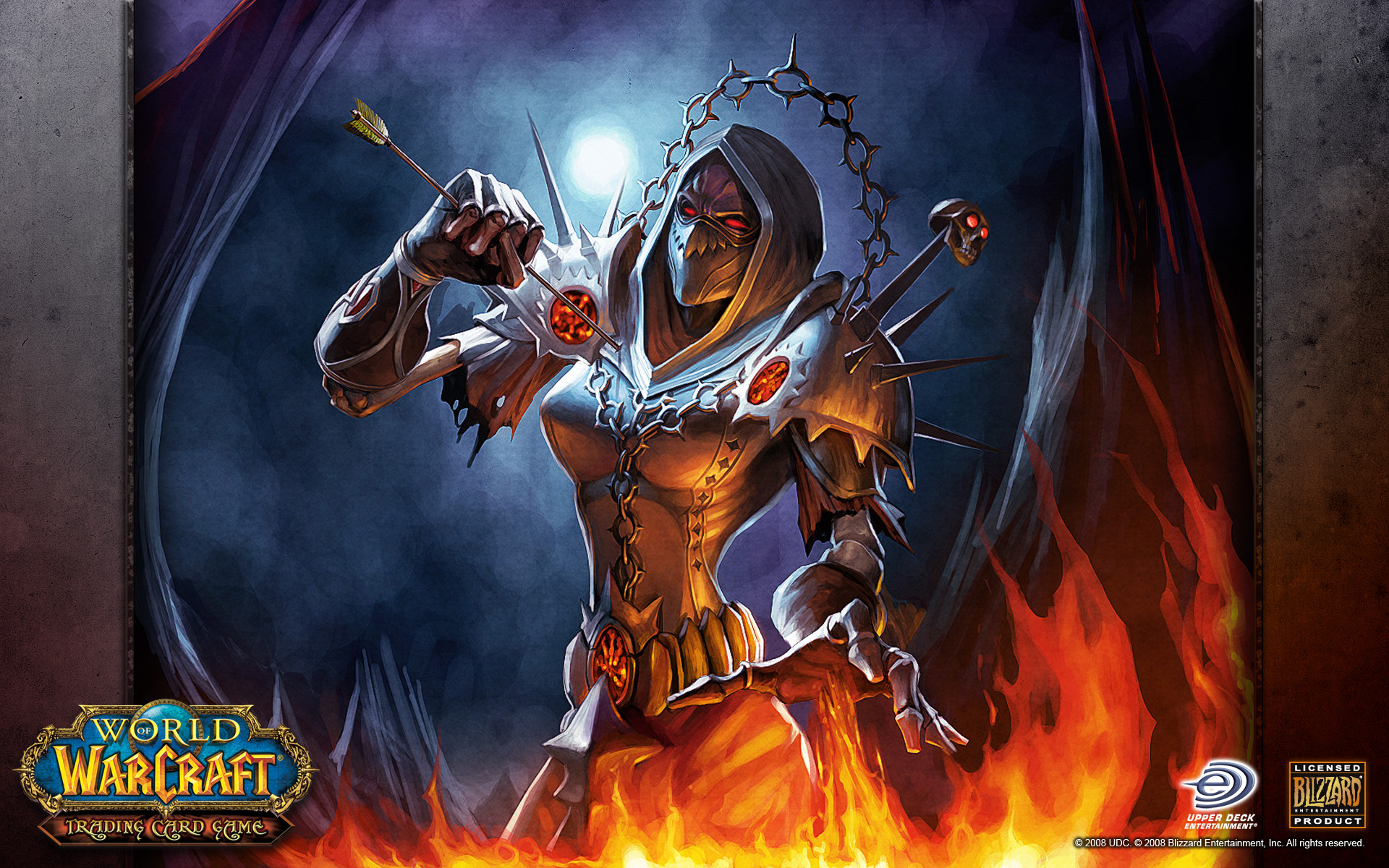 World Of Warcraft Wallpaper Warlock Undead Vault