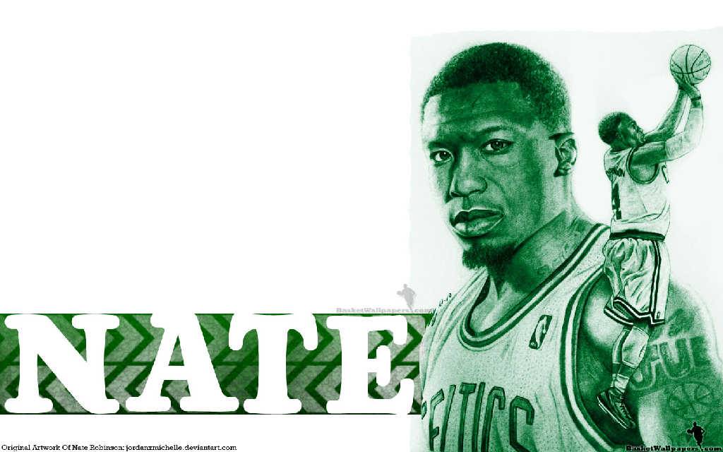 Nate Robinson Drawn Widescreen Wallpaper Boston Celtics