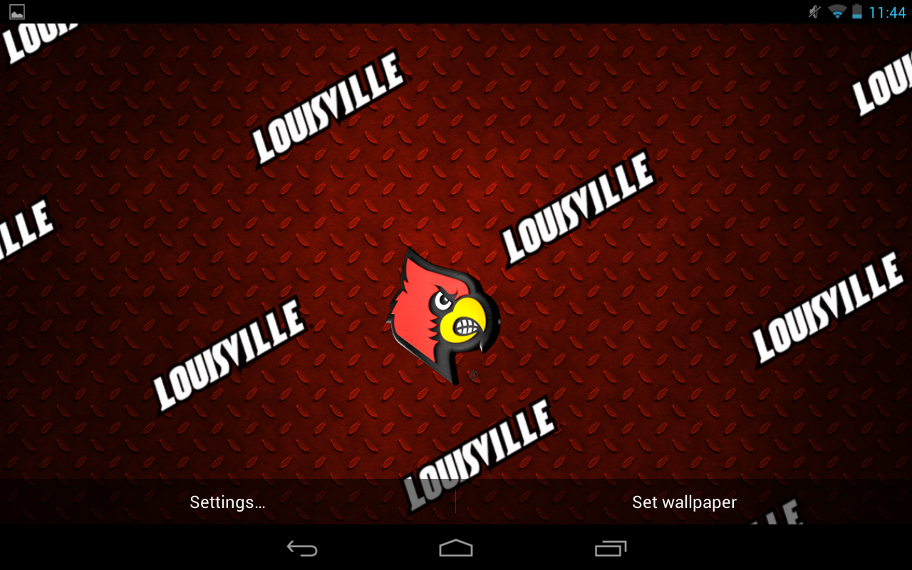Louisville Cardinals Live Wallpaper With Animated 3d Logo