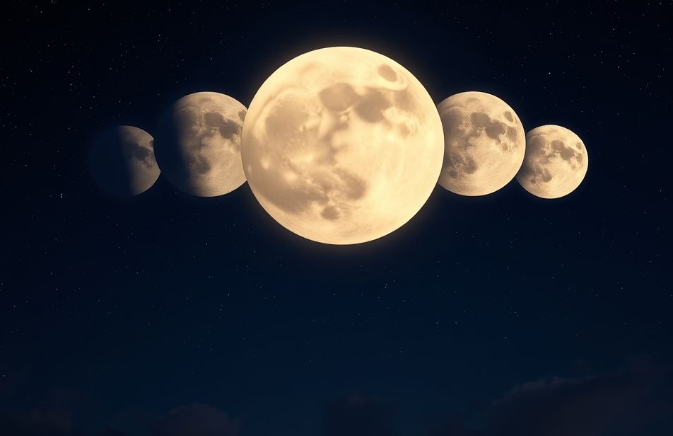 Phases Of The Moon Wallpaper