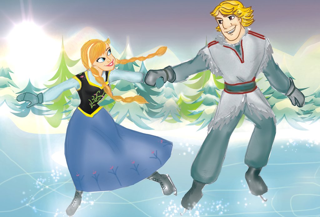 Frozen Image Ice Skating HD Wallpaper And Background Photos