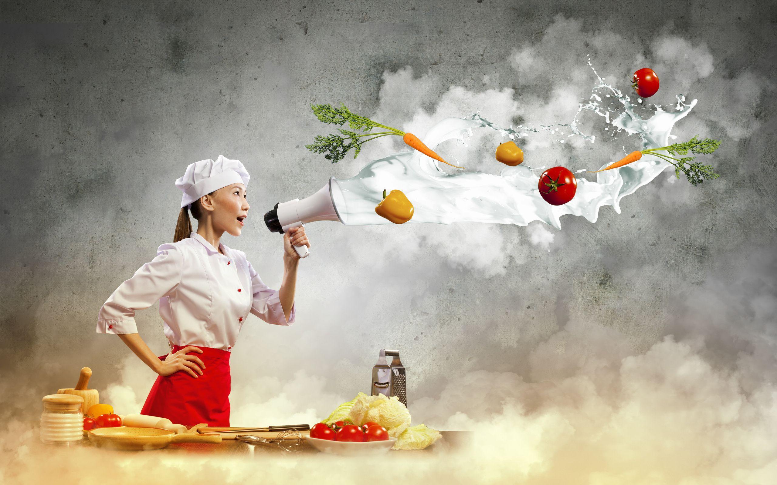 Cooking Chef Wallpaper Top Background