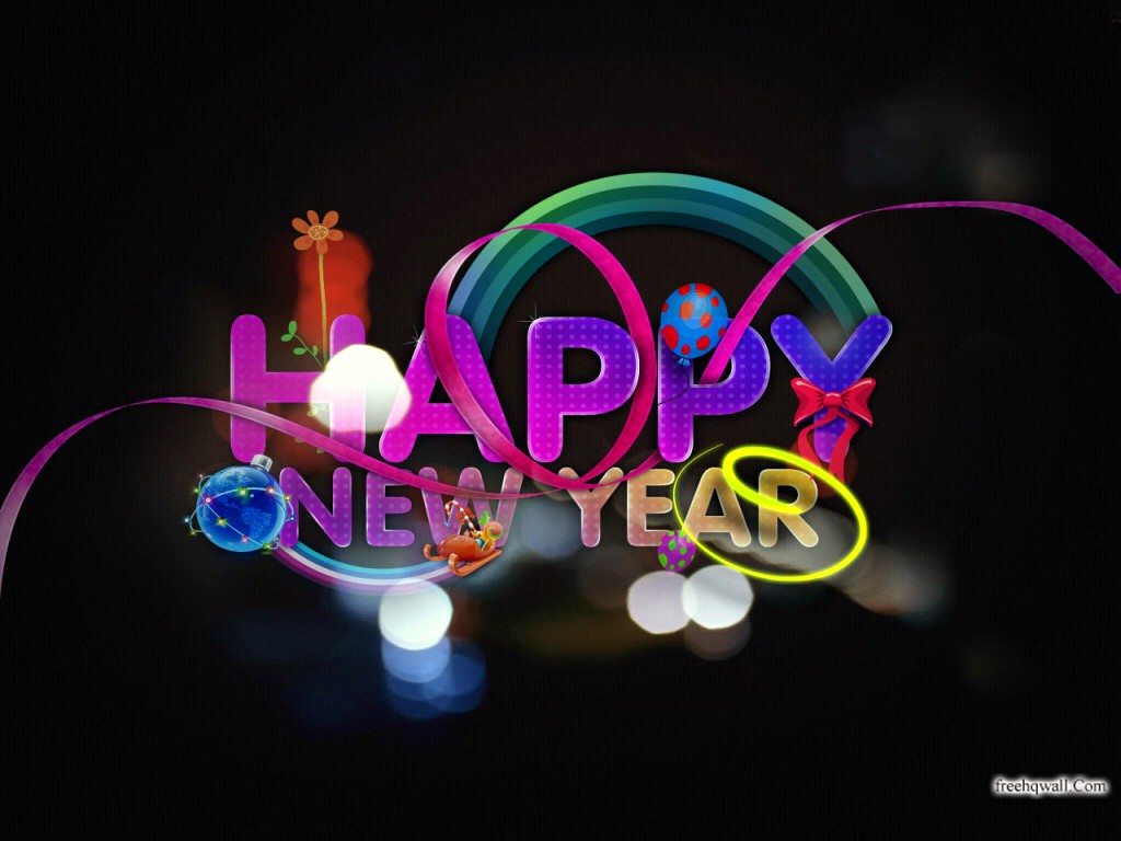 Happy New Year High Resolution Wallpaper
