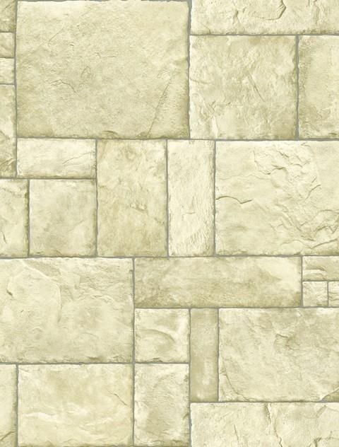 White Ledgestone Wallpaper From Surface Illusions This Pattern Has A