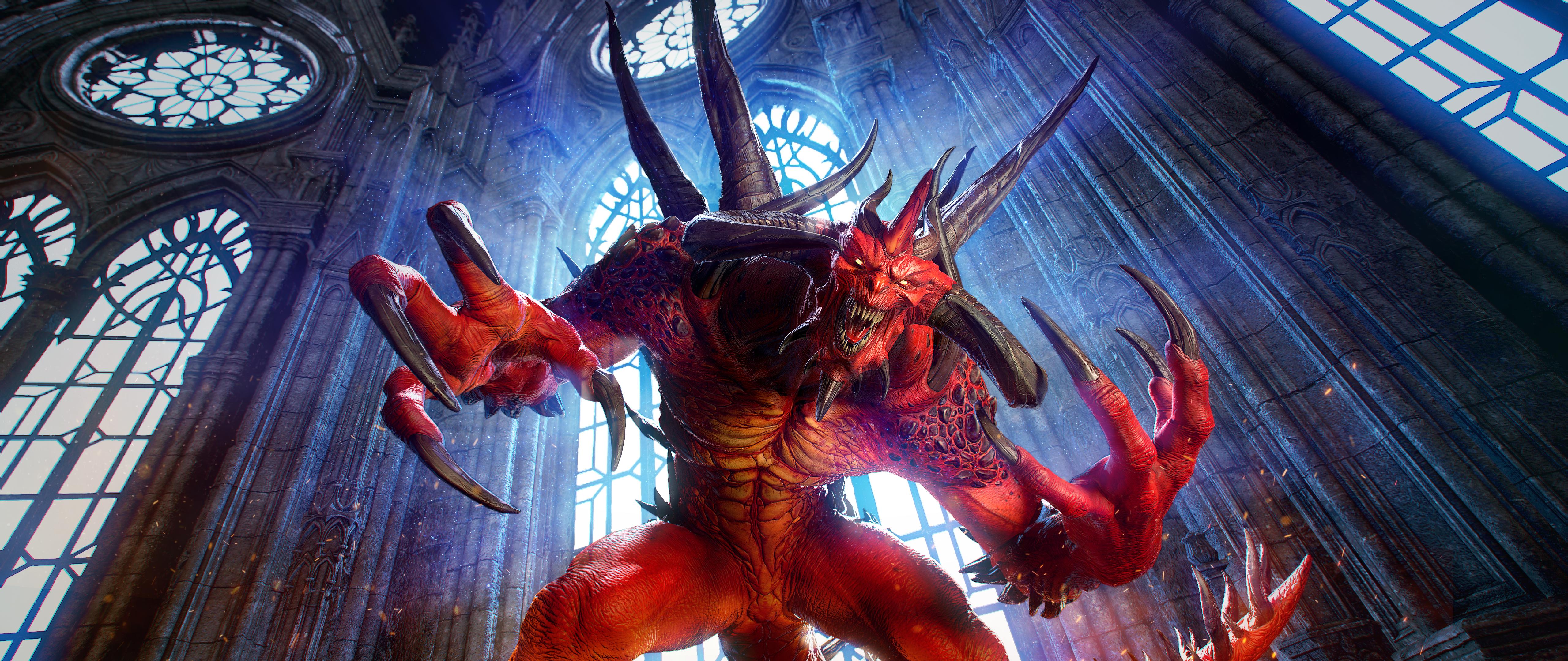 Diablo Ii Resurrected Horned Demon HD Wallpaper