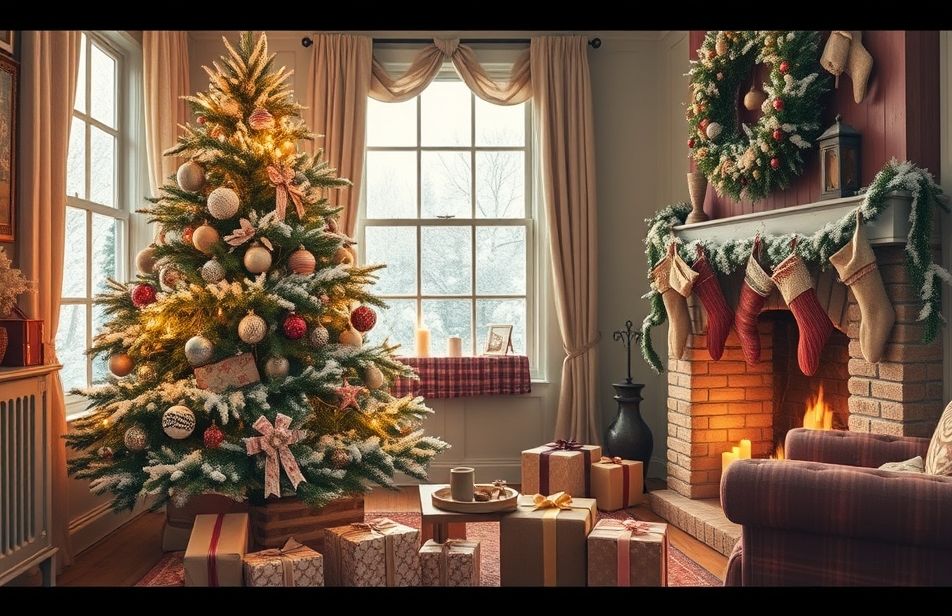 Old Fashioned Christmas Wallpaper