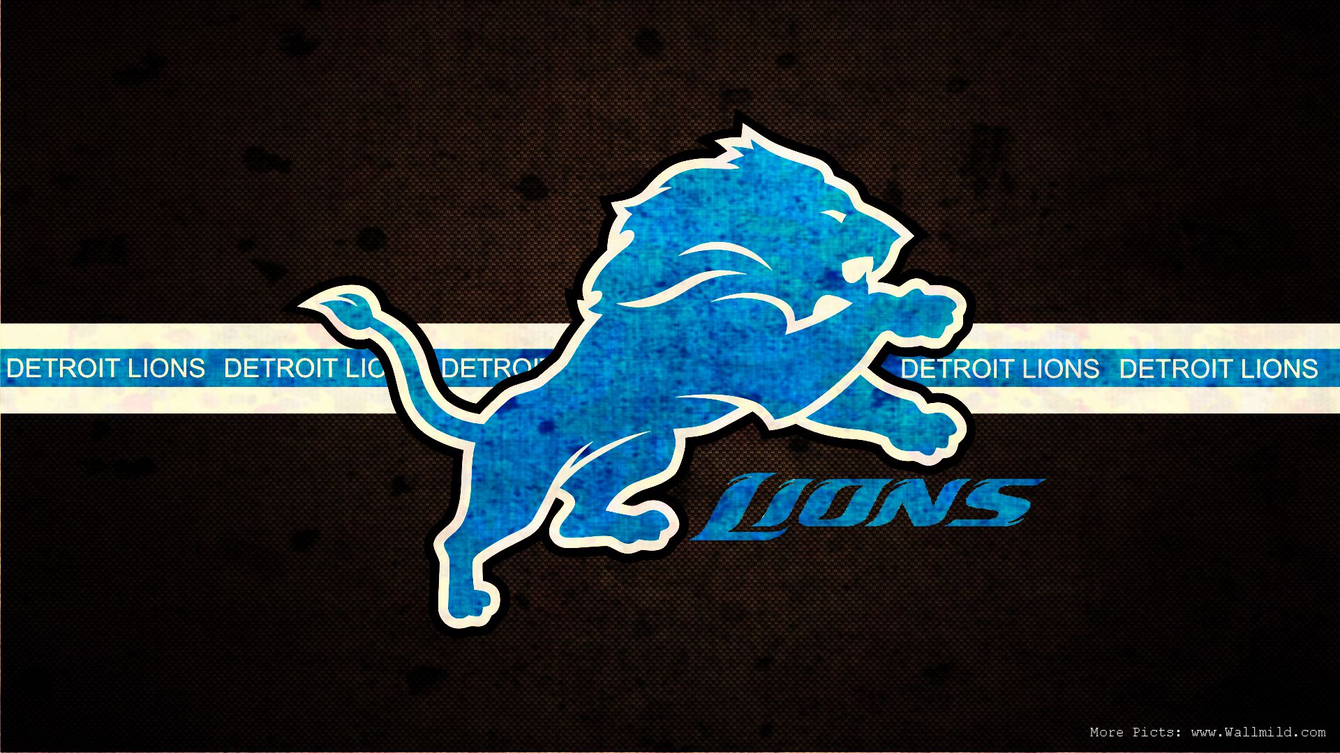 Detroit Lions Logo NFL Background