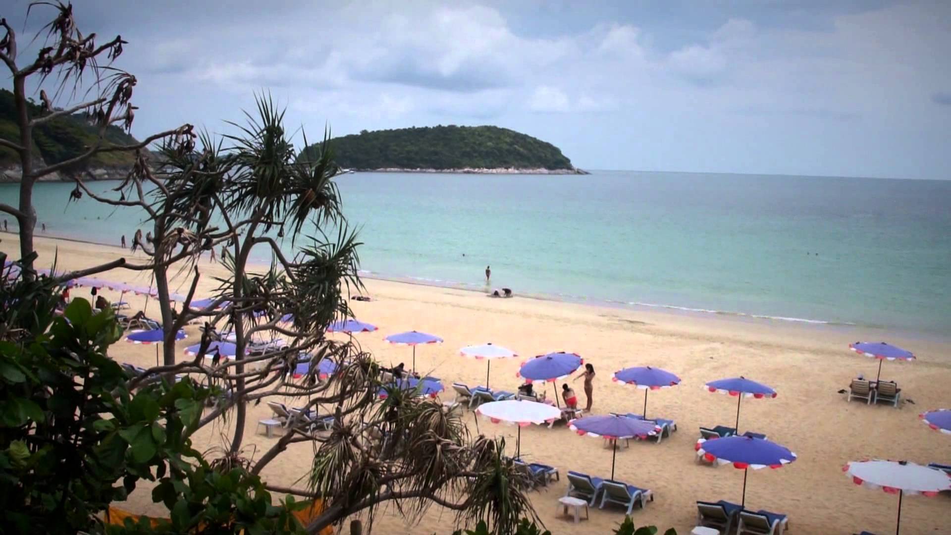 Spring vacation on the beach in the resort of Hua Hin Thailand