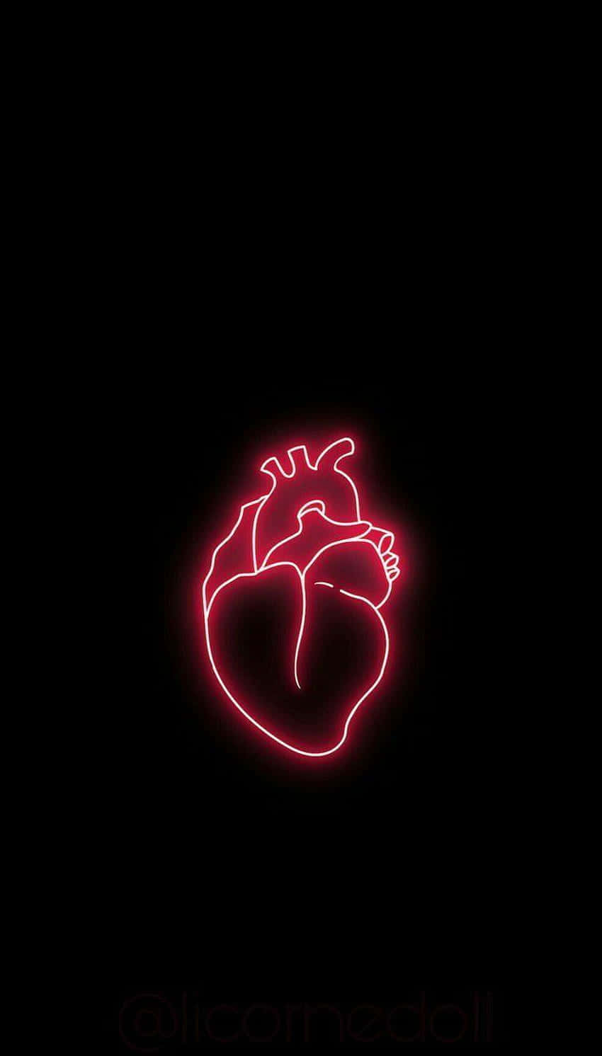 Broken Heart Aesthetics Wallpaper