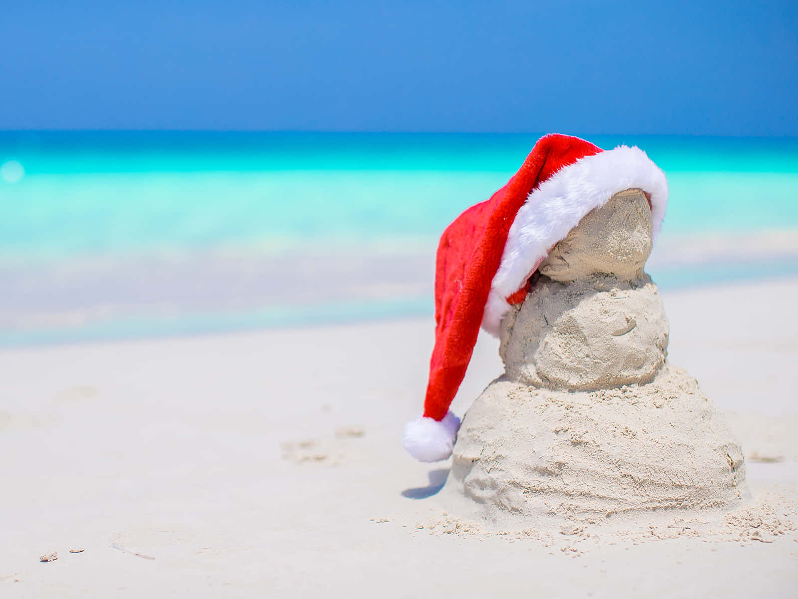 Christmas Vacation Zoom Background Snowman Wallpaper