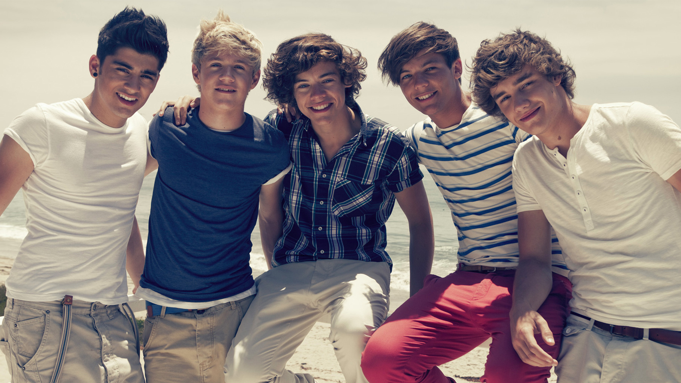 One Direction At The Beach Wallpaper
