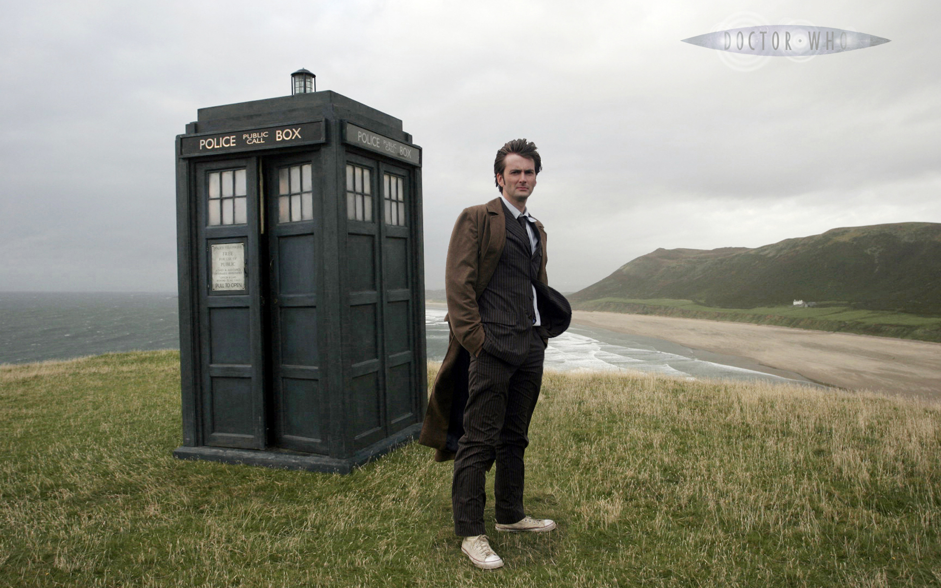Tardis David Tennant Doctor Who Tenth Wallpaper
