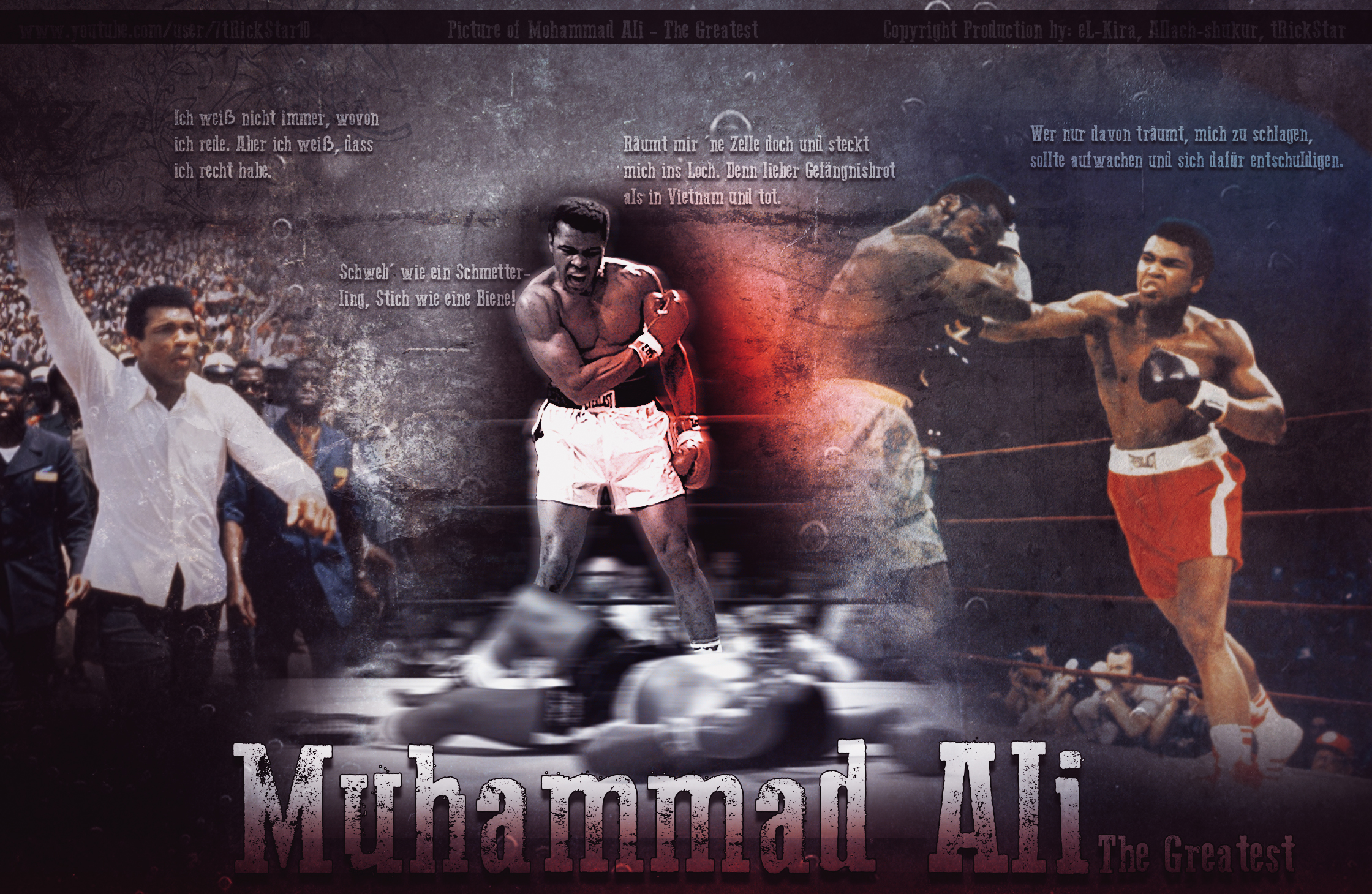 Muhammad Ali I Will Never Die HD Wallpaper By El Kira On